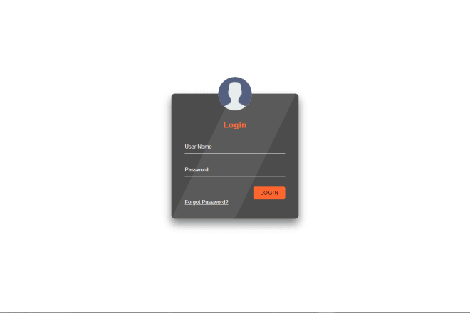 I will make professional login page for you web