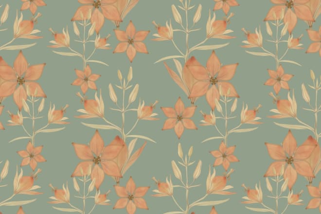 I will make seamless repeat textile pattern on photoshop