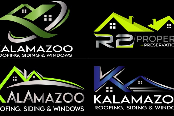 I will make unique home repair, home decor, roofing, and handyman logo