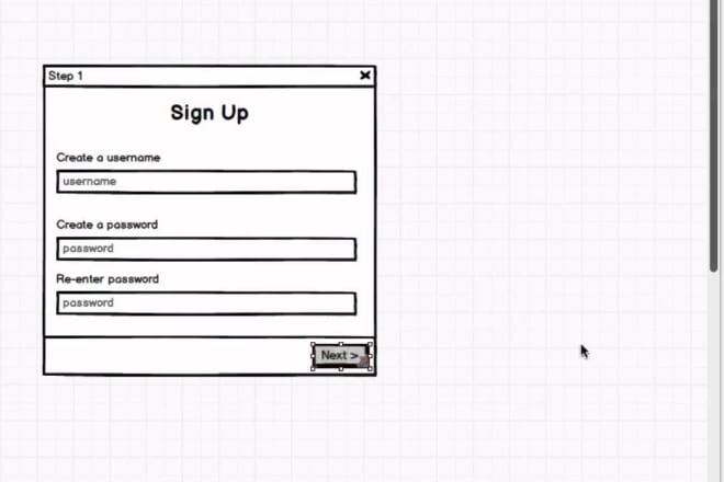 I will make wireframe on balsamiq app