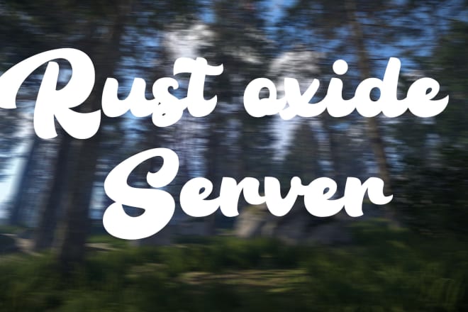 I will make you a rust server