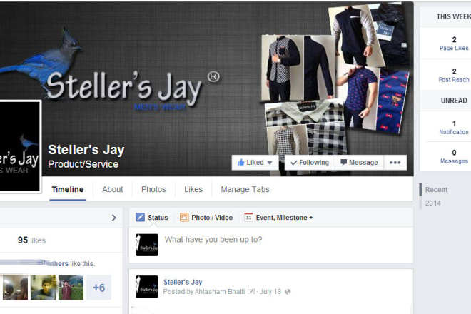 I will make you fb page and design dp and coverphoto