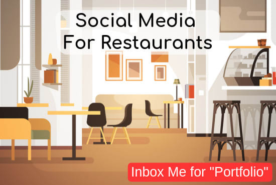 I will manage social media of your restaurant