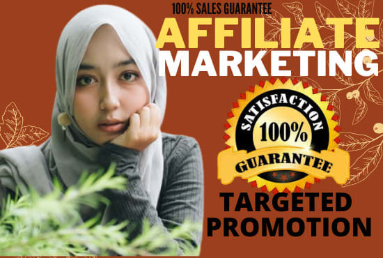 I will market your affiliate link clickbank to targeted audience