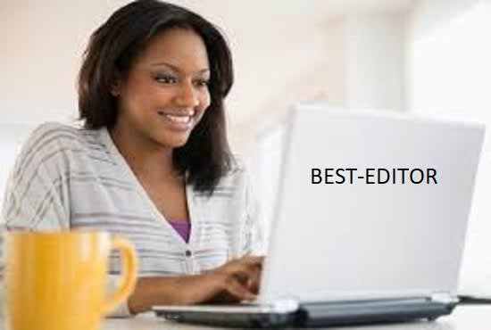 I will offer professional proofreading and book editing services