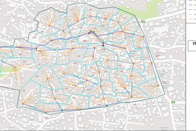 I will plan ftth fttx network using gis technology