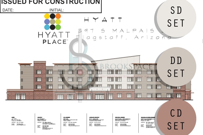 I will prepare construction document or design development sd dd cd set