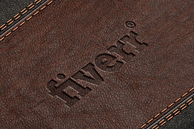 I will print your logo or text in leather