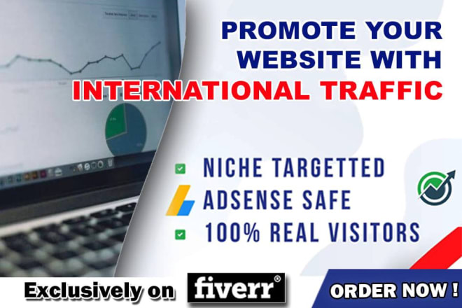 I will promote your website with international traffic
