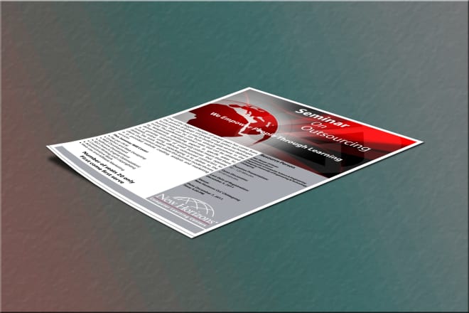 I will provide dazzling professional flyer brochure design