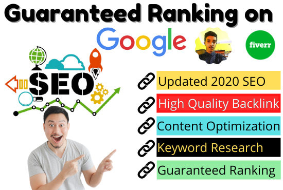 I will provide you complete SEO for google top ranking