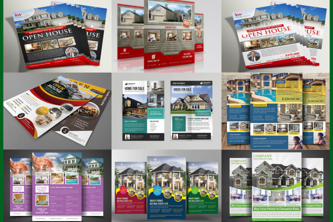 I will real estate flyer brochure postcard 12 hours