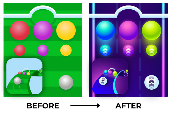 I will reskin your game on unity or buildbox in 2d design