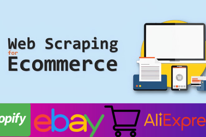 I will scrap amazon, ebay or any other website details for your business