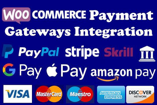I will set up woocommerce payment gateways