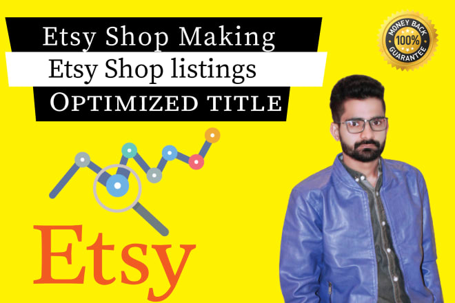 I will setup etsy shop with etsy promotion and seo