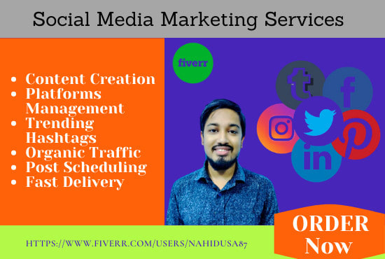 I will social network marketing manager