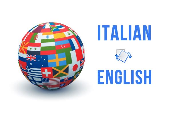 I will translate 200 words from english to italian in 24h extra services included