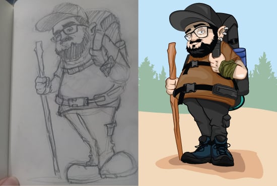 I will vector your drawing or recreate your logo