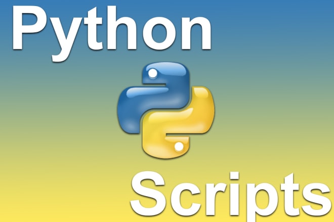 I will write a python 3 script