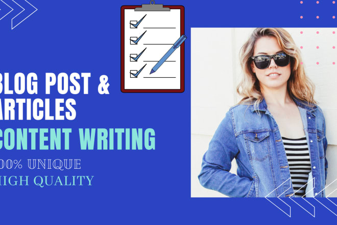 I will write blog post and article of 1000 words in 24 hours