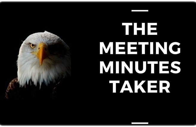 I will write concise professional meeting minutes from your audio, video, webinar