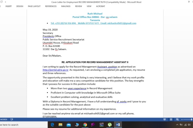 I will write, rewrite, edit your resume and cover letter