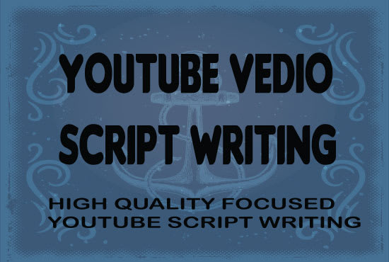 I will write screenplay, youtube video script, do story writing