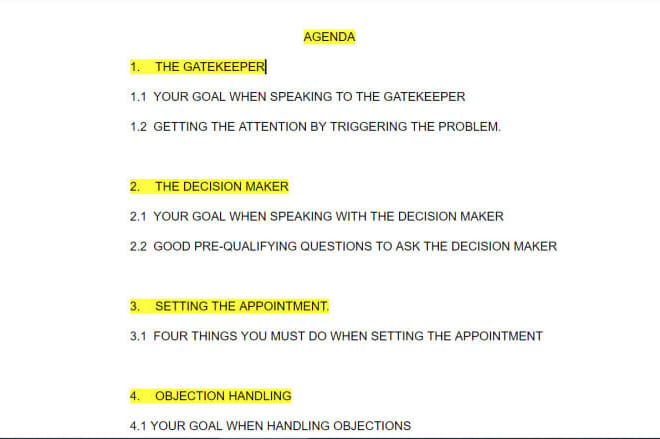 I will write your best cold calling sales script