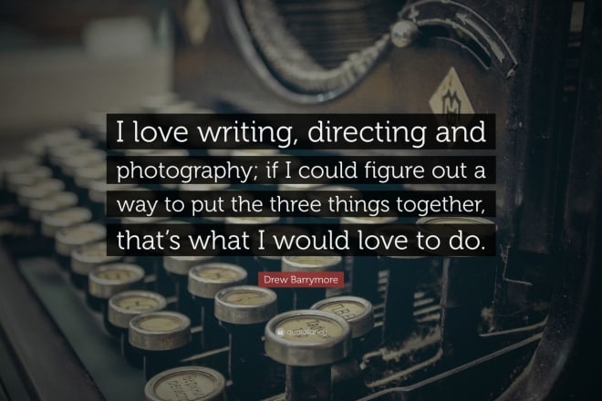 I will writing your film scripts