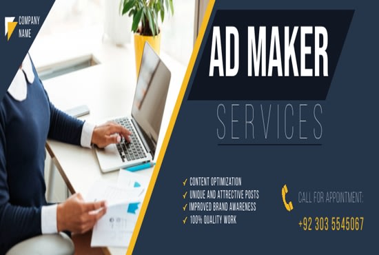 I will your social media ad maker and manager