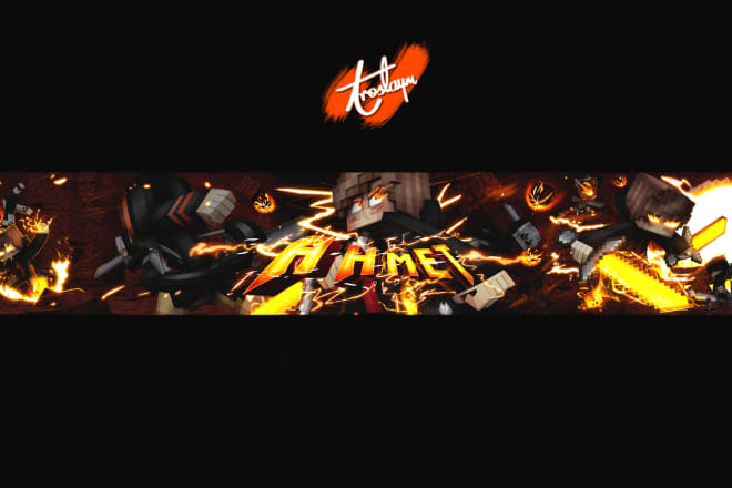 I will youtube high details minecraft banner