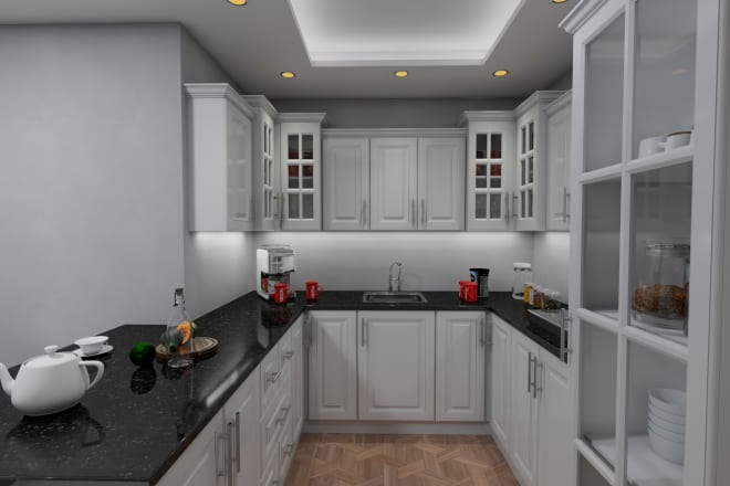 I will 3d interior design and rendering
