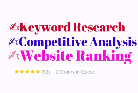 I will alexa keyword research competitive analysis website ranking