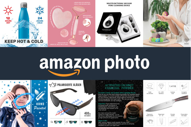 I will amazon photo amazon infographics