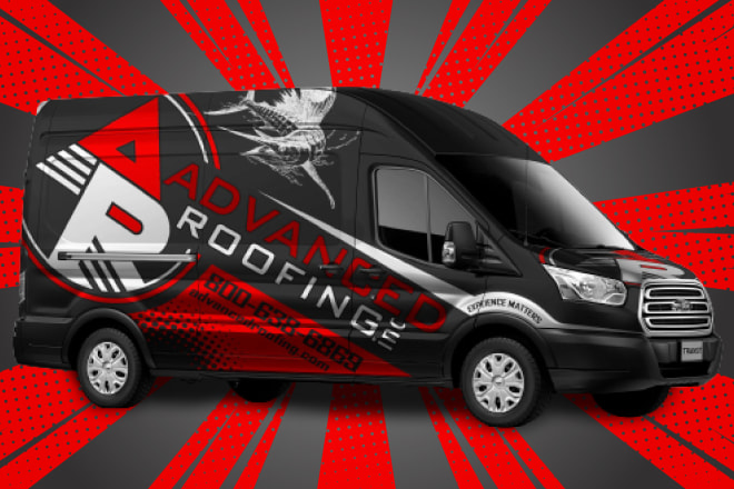 I will artistically do upscale customized elegant stunning modern boat van truck wrap