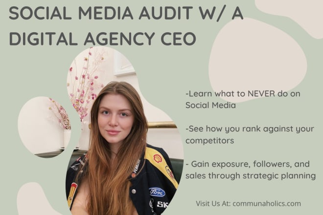 I will audit your social media accounts with a 24 hour turnaround