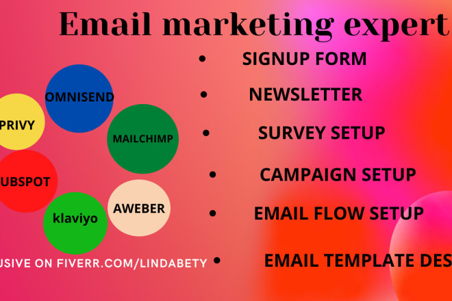 I will be your email marketer expert, write sales copy, do campaigns blast out