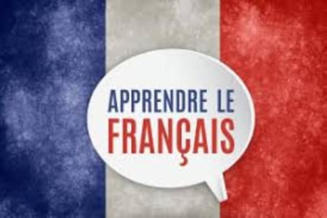 I will be your french tutor or professor, online lessons