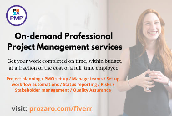 I will be your proactive project manager