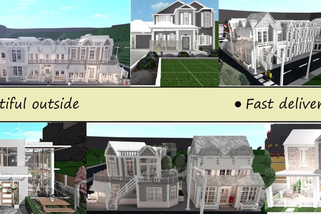 I will build a bloxburg house exterior