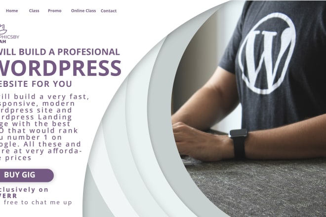 I will build a fast, responsive, modern wordpress site with SEO