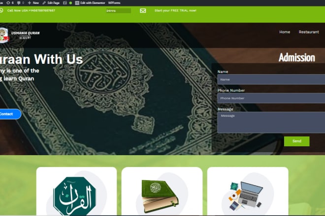 I will build a responsive wordpress website using in 24 hours