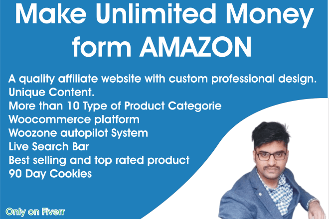 I will build autopilot amazon affiliate website