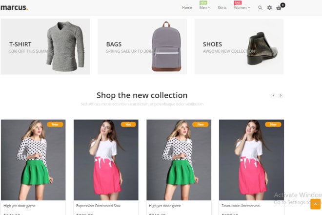 I will build fashion best oscommerce ecommerce store website