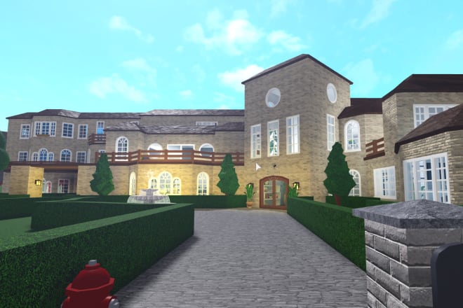 I will build for you on bloxburg, roblox