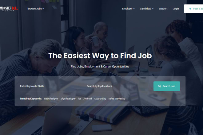 I will build online job portal