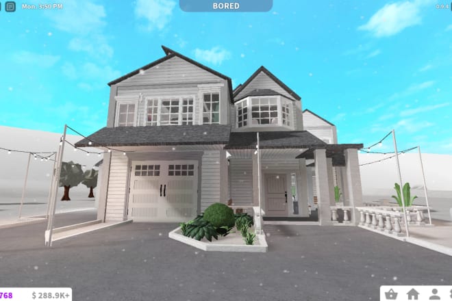 I will build you a simple custom house in welcome to bloxburg