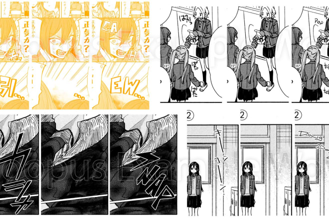 I will clean, typeset and sfx your manga