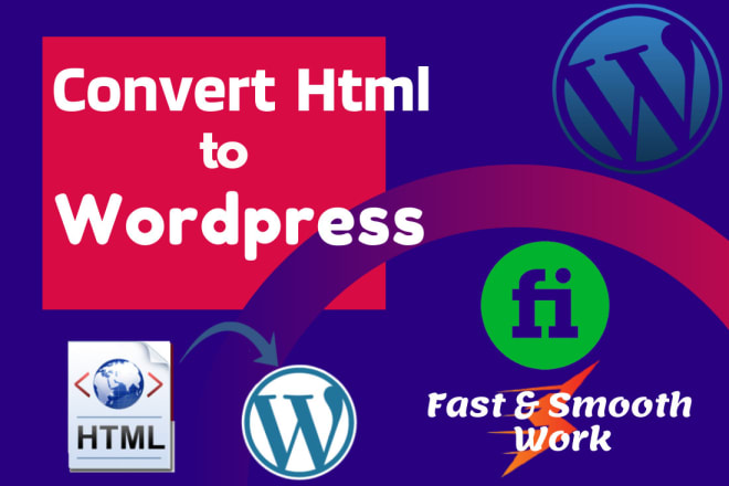 I will convert html website to wordpress quickly